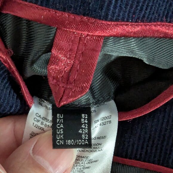 Mexx Navy Metropolitan Corduroy Blazer - Slim 42 - Picture 5 of 14